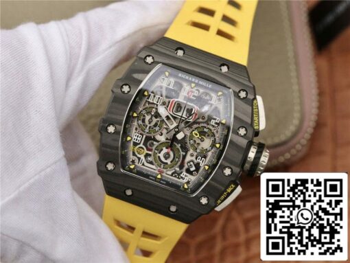 Richard Mille RM11-03 1:1 Best Edition KV Factory Carbon Fiber - Image 3