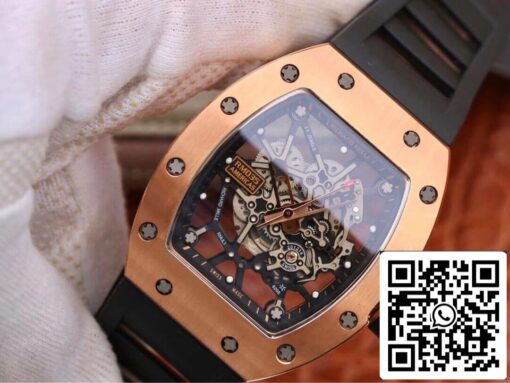 Richard Mille RM035 Americas KV Factory 1:1 Best Edition Rose Gold Black Strap – Bild 9