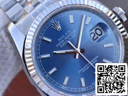 Rolex Datejust 36mm M126334-0002 AR Factory 1:1 Best Edition Swiss ETA3135 Blue Dial - Image 4