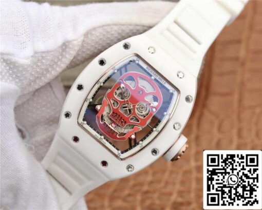 Richard Mille RM52-01 1:1 Best Edition KV Factory White Ceramic - Image 8