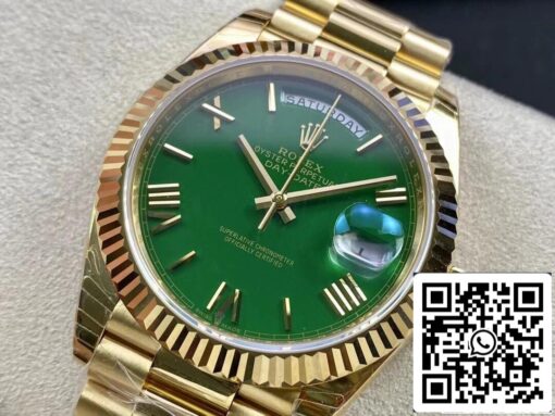 Rolex Day Date M228238-0061 1:1 Best Edition EW Factory Green Dial – Bild 8