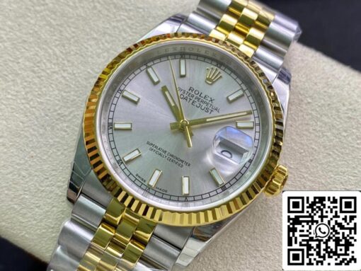 Rolex Datejust 126233 36MM 1:1 Best Edition EW Factory Yellow Gold - 이미지 8