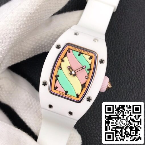 Richard Mille RM-07 Bon Bon 1:1 Best Edition RM Factory White Ceramic Case - Image 3