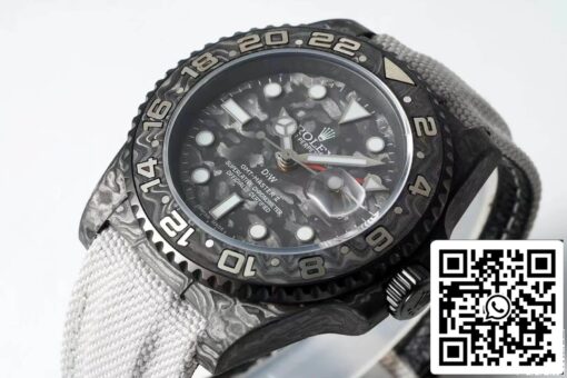 Rolex GMT-MASTER II Diw 1:1 Best Edition Carbon Fiber Fabric Strap - Image 7