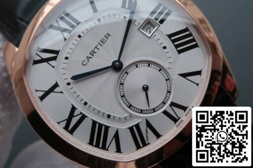 Drive De Cartier WGNM0003 1:1 Best Edition V6 Factory Rose Gold Silver Dial - Image 6