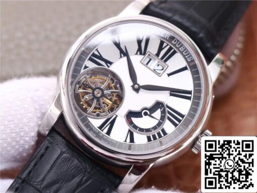 Roger Dubuis Hommage RDDBHO0568 Tourbillon 1:1 Best Edition JB Factory White Dial Swiss RD540 - Image 7