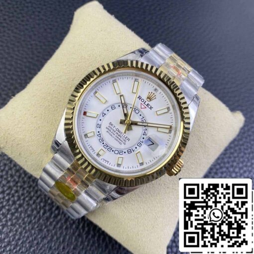 Rolex Sky Dweller M336933-0006 1:1 Best Edition Noob Factory V2 White Dial - Image 7