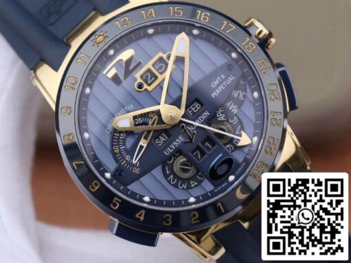 Ulysse Nardin El Toro 322-00-3/BQ All Working GMT Calendar Mechanical Watches 1:1 Best Edition Swiss UN-32 - Image 7