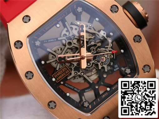 Richard Mille RM035 Americas KV Factory 1:1 Best Edition Rose Gold – Bild 8