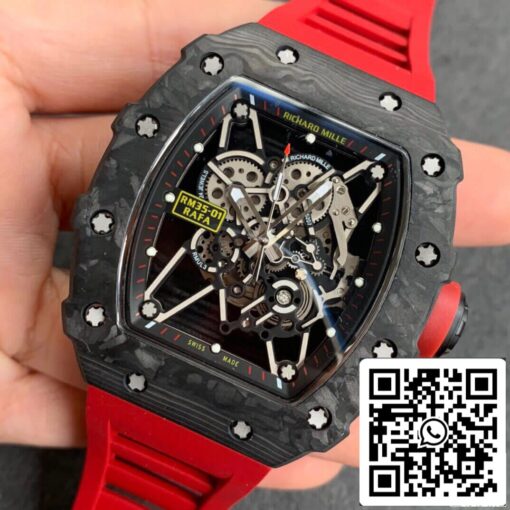 Richard Mille RM35-01 1:1 Best Edition KV Factory Red Strap - Image 8