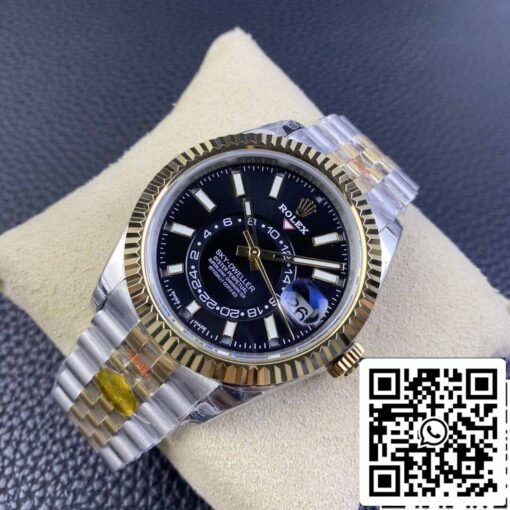 Rolex Sky Dweller M336933-0004 1:1 Best Edition Noob Factory V2 Black Dial - Image 9