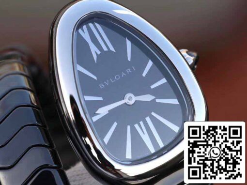 Bvlgari Srpenti Spiga 102735 1:1 Best Edition BV Factory Black steel Swiss Quartz Movement - Image 7