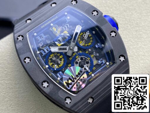 Richard Mille RM-011 1:1 Best Edition KV Factory Carbon Fiber – Image 3