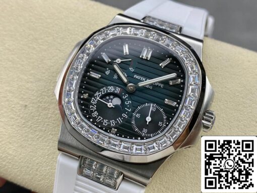 Patek Philippe Nautilus 5712GR 1:1 Best Edition GR Factory Rubber Strap — изображение 8