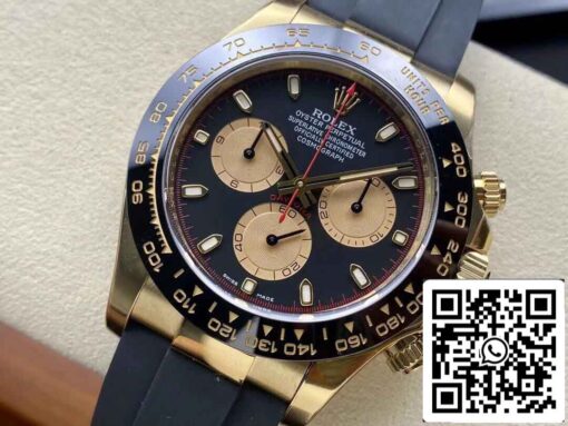 Replica Rolex Cosmograph Daytona 116518LN-0039 Clean Factory Yellow Gold - Image 3