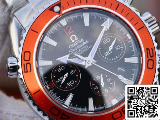 Omega Seamaster Planet Ocean 232.30.46.51.01.002 1:1 Best Edition Swiss ETA7750 Black Dial with orange marker - Image 7