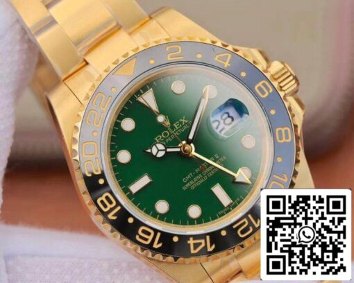 Rolex GMT Master II 116718LN 40mm EW Factory Mechanical Watches 1:1 Best Edition Swiss ETA2836 Green Dial - 이미지 5