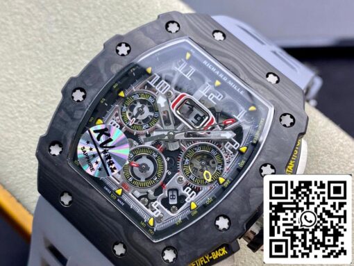 Richard Mille RM-011 1:1 Best Edition KV Factory Forged Carbon Case - Image 7