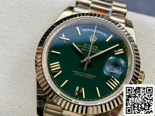 Rolex Day Date M228238-0061 1:1 Best Edition GM Factory Green Dial - 이미지 7