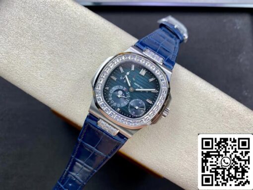 Patek Philippe Nautilus 5724G-001 1:1 Best Edition GR Factory Blue Strap — изображение 7