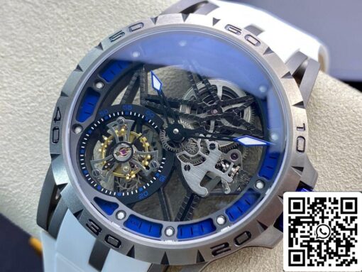 Roger Dubuis Excalibur RDDBEX0479 1:1 Best Edition BBR Factory Tourbillon Rubber Strap - Image 8