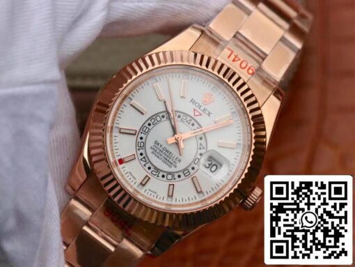 Rolex Sky Dweller M326935-0005 Best 1:1 Edition Noob Factory Rose gold - Image 8