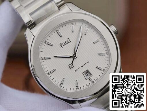 Piaget Polo’ S G0A41001 Stainless Steel 42mm MKS Factory 1:1 Best Edition Swiss ETA1110 White Textured Dial - Image 6