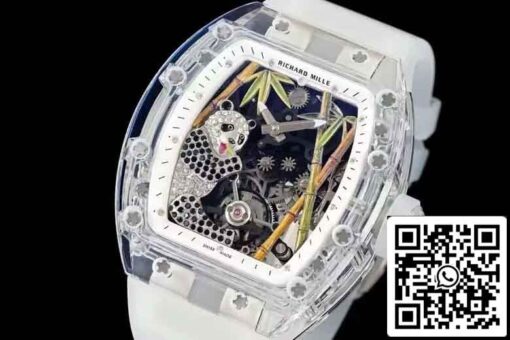 Richard Mille RM26-01 Tourbillon Replica Best Edition RM Factory Rubber Strap - Image 3