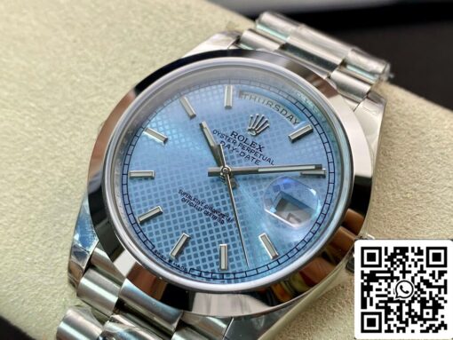 Rolex Day Date M228206-0004 1:1 Best Edition EW Factory Light Blue Dial - 이미지 8