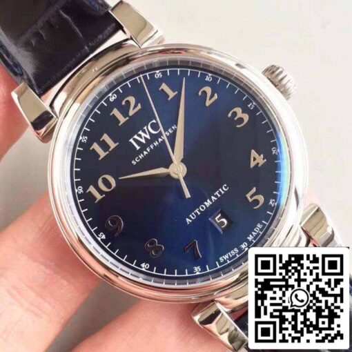 IWC Da Vinci IW356605 MKS Factory 1:1 Best Edition Swiss ETA2892 Blue Dial With Silver Markers - Image 7