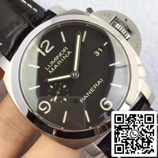 Panerai LUMINOR 1950 PAM 00312 1:1 Best Edition VS Factory Black Dial Swiss Cal.P.9010 - 이미지 7