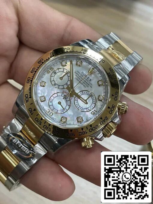 Rolex Daytona M116503-0007 1:1 Best Edition BT Factory Mother-Of-Pearl Dial – Image 9