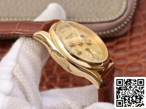 Patek Philippe Complications Annual Calendar 1:1 Best Edition Swiss ETA315SQA Gold Dial - Image 4