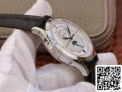 Patek Philippe Complications Annual Calendar 5396G-001 KM Factory 1:1 Best Edition Swiss ETA324S White Dial - Image 7