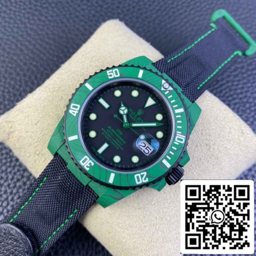 Replica Rolex Submariner VS Factory Green Carbon Fiber Bezel - Image 3