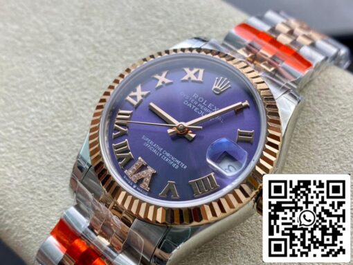 Rolex Datejust M278271-0020 1:1 Best Edition TW Factory Eggplant Purple Dial – Bild 8