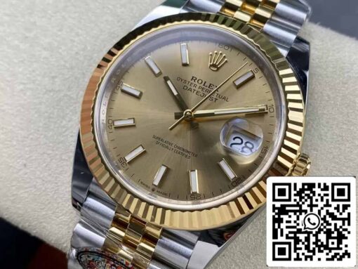 Rolex Datejust 41MM M126333-0010 1:1 Best Edition Clean Factory Champagne Dial - Image 8