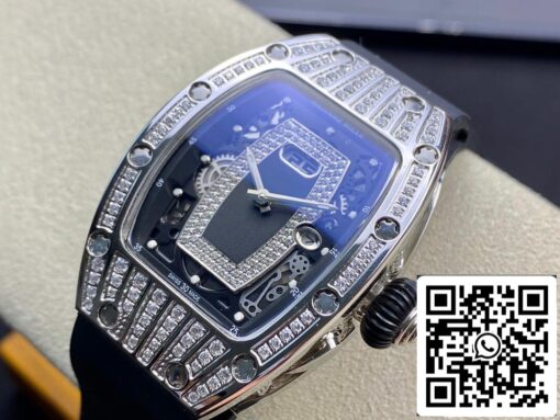 Richard Mille RM07-01 1:1 Best Edition RM Factory Diamond Case - Image 4