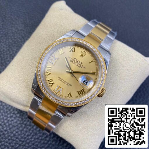 Rolex Datejust 126283 1:1 Best Edition EW Factory Yellow Gold - Image 8