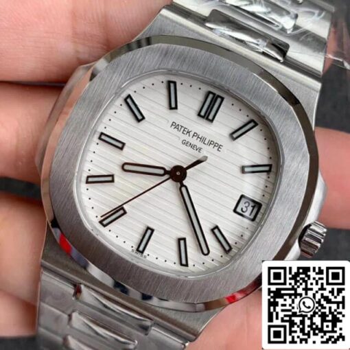 Patek Philippe Nautilus 5711/1A-011 1:1 Best Edition GR Factory White Dial - Image 7