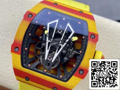 Richard Mille RM27-03 Tourbillon 1:1 Best Edition BBR Factory Yellow Strap - Image 9