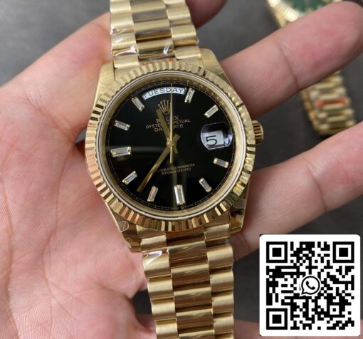 Rolex Day Date M228238-0004 1:1 Best Edition GM Factory V2 Black Dial - 이미지 9