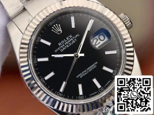 Rolex Datejust 126334 41mm AR Factory Men Watches 1:1 Best Edition Swiss EAT2824 Black Dial - 이미지 4