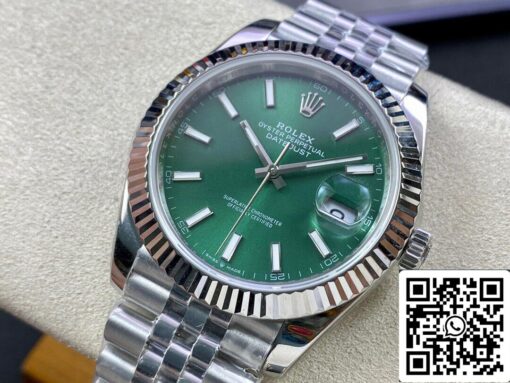 Rolex Datejust M126334-0028 41MM 1:1 Best Edition EW Factory Green Dial – Bild 8