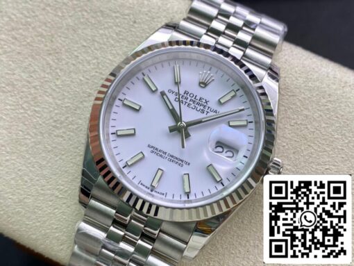 Rolex Datejust 36MM 1:1 Best Edition EW Factory White Dial – Image 8