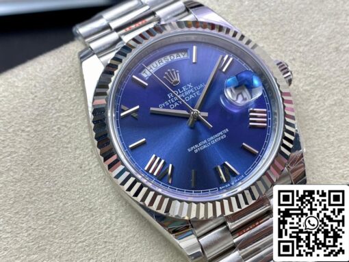 Rolex Day Date M228236-0007 1:1 Best Edition EW Factory Blue Dial - 이미지 7