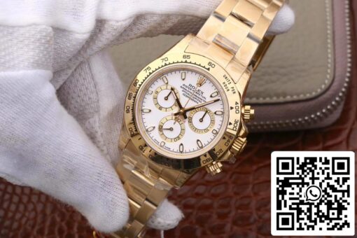 Rolex Daytona Cosmograph M116508-0001 1:1 Best Edition JH Factory White Dial - Image 7