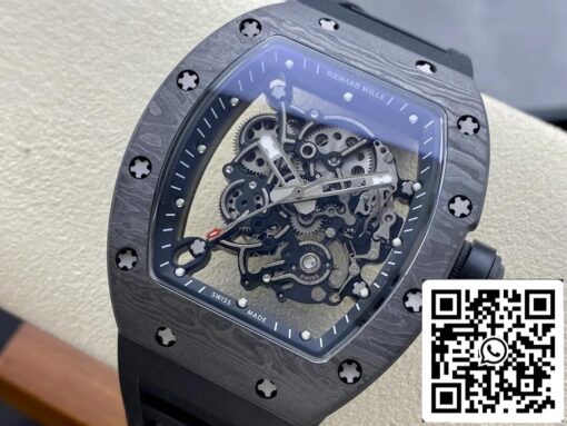 Richard Mille RM-055 1:1 Best Edition BBR Factory Carbon Fiber - 이미지 3