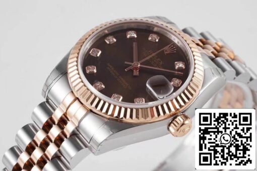 Rolex Datejust m278271-0028 1:1 Best Edition GS Factory Brown Dial — изображение 9