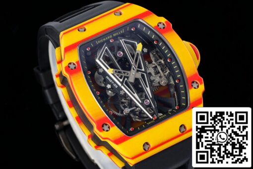 Richard Mille RM27-03 Rafael Nadal Tourbillon 1:1 Best Edition RM Factory Rubber Strap - Image 8